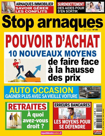 Stop Arnaques - Juin-Août 2023