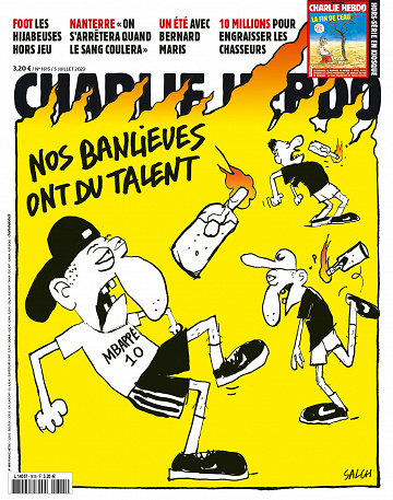 Charlie Hebdo du Mercredi 5 Juillet 2023