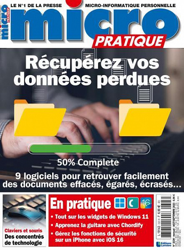 Micro Pratique No. 323 - Récupérez vos données perdues 