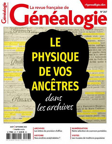 La Revue française de Généalogie - Août-Septembre 2023