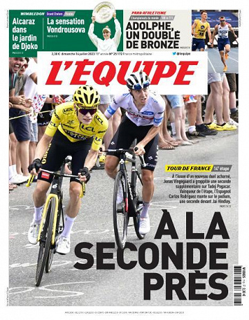 L’equipe du Dimanche 16 Juillet 2023