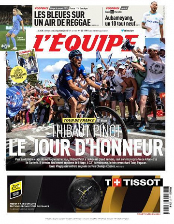 L’equipe du Dimanche 23 Juillet 2023