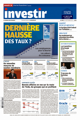 Investir du 16 Septembre 2023
