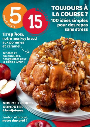 5 ingrédients, 15 minutes - Octobre 2023