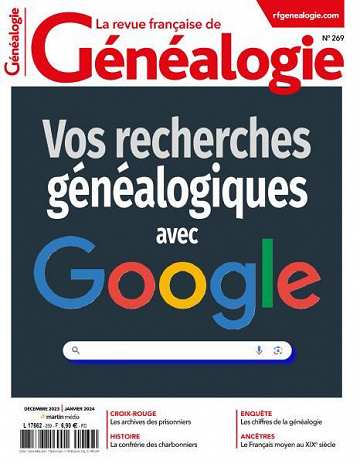 La Revue française de Généalogie - Décembre 2023 - Janvier 2024