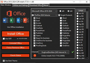Office 2013-2024 C2R Install 7.7.6 + Lite