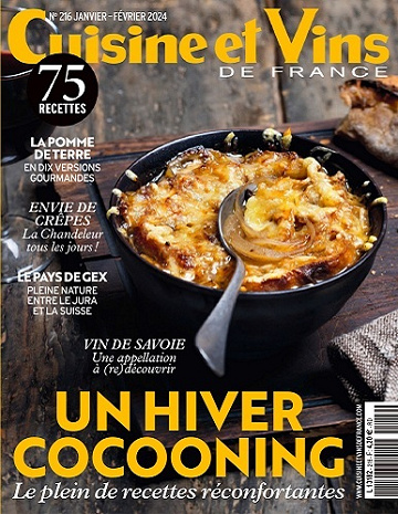 Cuisine et Vins de France - Janvier-Février 2024