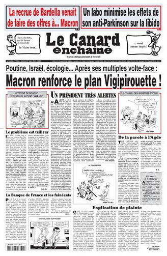 Le Canard enchaîné - 27 Mars 2024