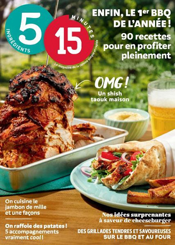 5 ingrédients, 15 minutes - Mai 2024