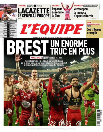 L’equipe du Lundi 20 Mai 2024