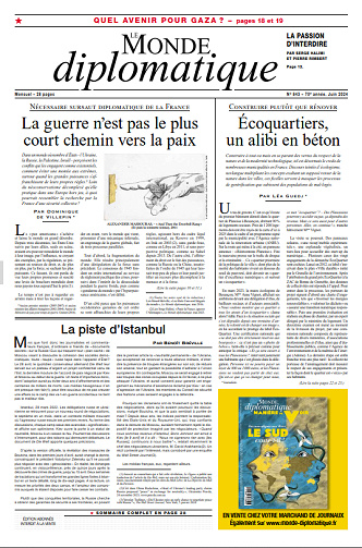 Le Monde Diplomatique N.843 - Juin 2024