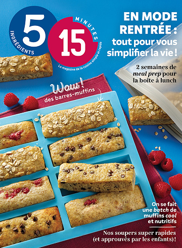 5 ingrédients, 15 minutes - Septembre 2024