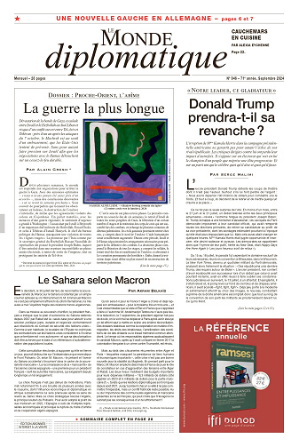 Le Monde Diplomatique N.846 - Septembre 2024