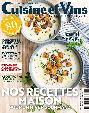 Cuisine et Vins de France - Janvier-Février 2025