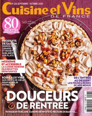 Cuisine et Vins de France - Septembre-Octobre 2025