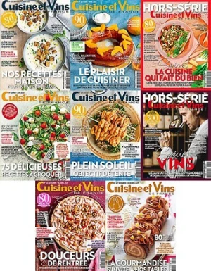 Cuisine et Vins de France - N°222-227 et Hors-Série: N°24-32