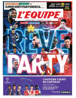 L'Equipe - 30 mai 2026