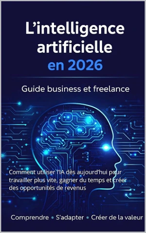 L’intelligence artificielle en 2026: Comment utiliser l’IA dès aujourd’hui pour travailler plus vite, gagner du temps et créer des opportunités de revenus