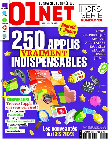 01net Hors-Série No. 131 - 250 Applis vraiment indispensables 