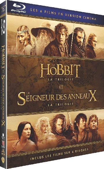 Saga Terre Du Milieu - 6 Films (Seigneur des Anneaux et Le Hobbit)