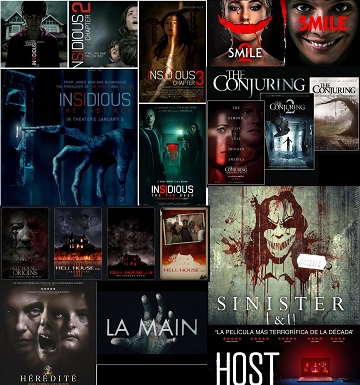 Collection des meilleurs films d'horreur