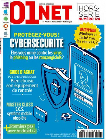 01net Hors-Série N.124 - Protégez-vous ! Cybersécurité