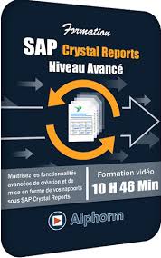 ALPHORM : SAP CRYSTAL REPORTS - NIVEAU AVANCÉ